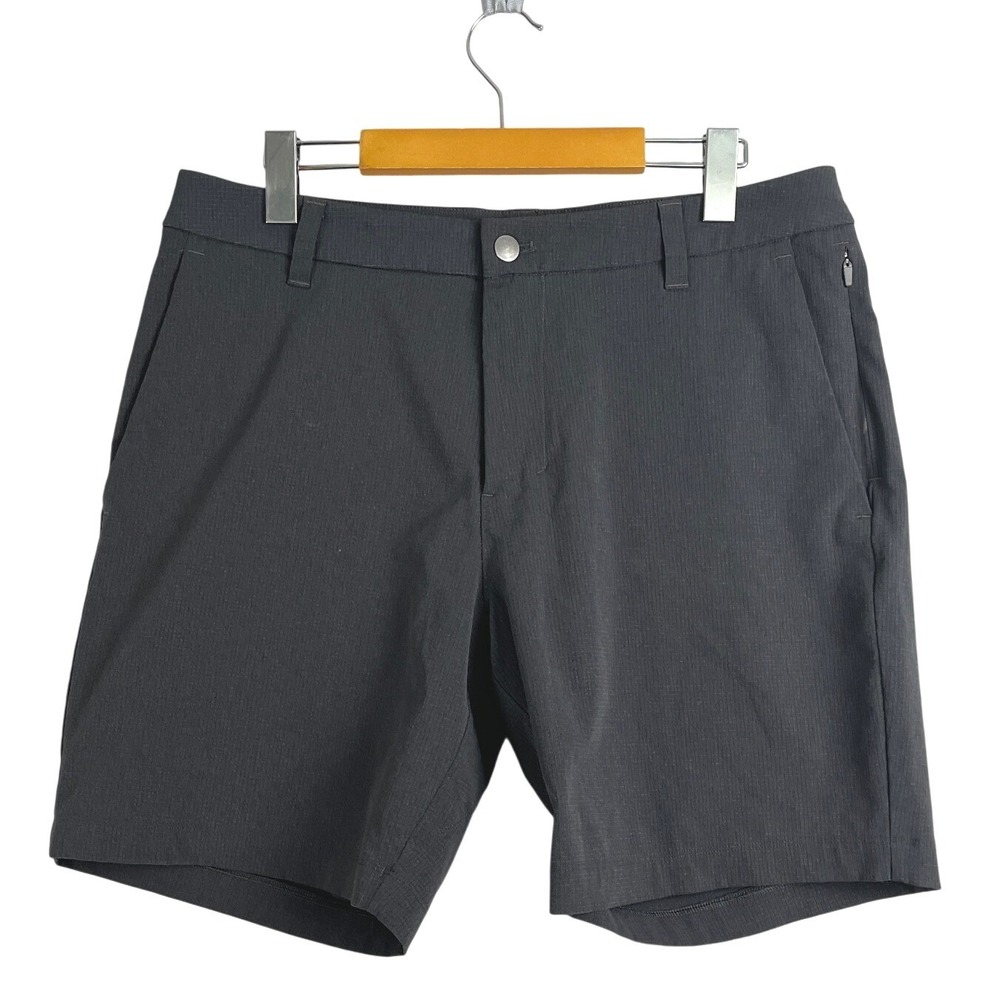 Lululemon Commission Short 7" Ventlight Ripstop Obsidian Grey Mens Size 32